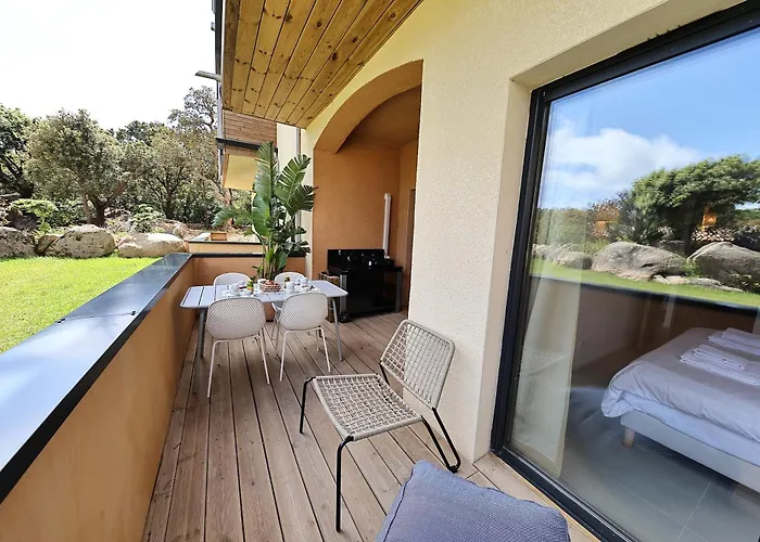 דירה U Bellu Paradisu - T3 Vue Mer, Piscine, Prive